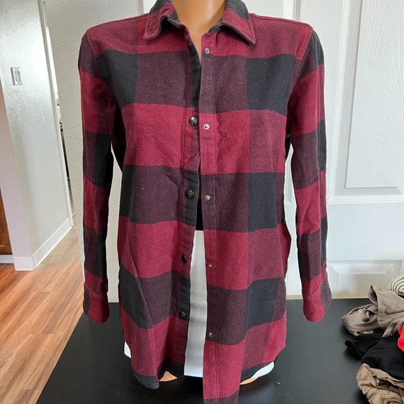 Volcolm DWR Flannel Shacket - Picture 1 of 6